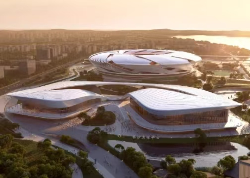 长沙奥体中心初次曝光 今年下半年起头建设