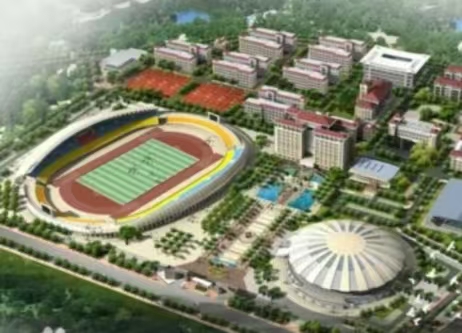 海南吴忠市体育中心运动场