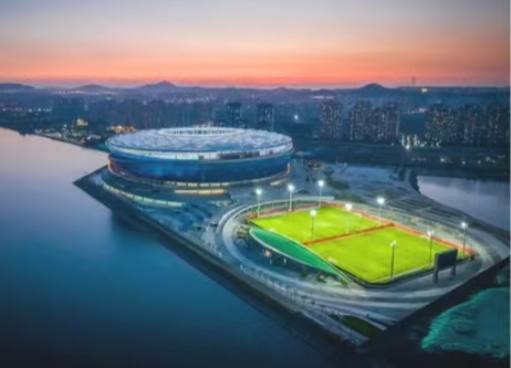 大连梭鱼湾专业足球场